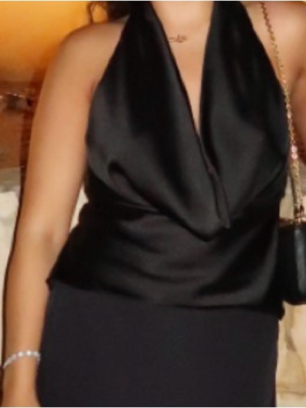 ZARA Backless Tie Top